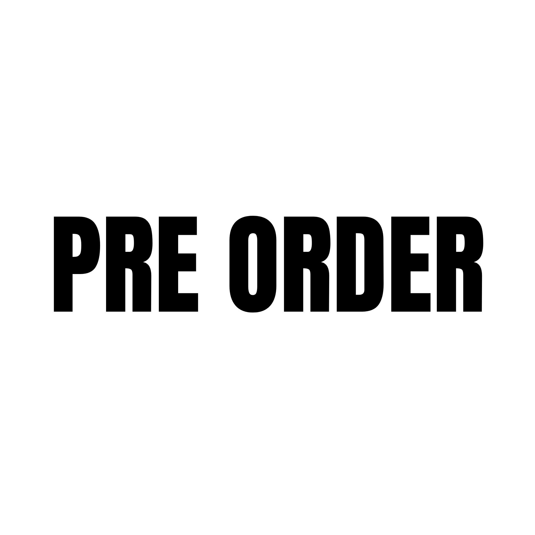 Pre-Orders