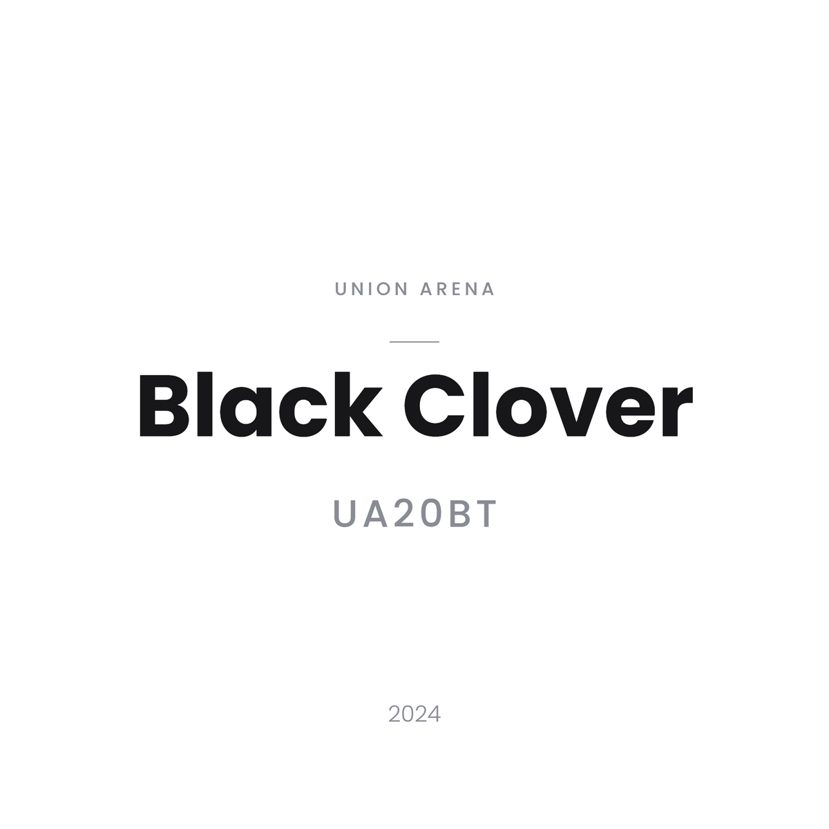 UA20BT Black Clover