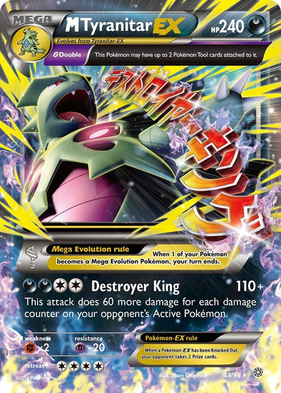 Image for M Tyranitar EX (XY - Ancient Origins) (43/98) - Pokemon