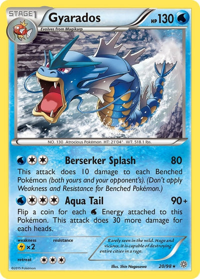 Image for Gyarados (20) (XY - Ancient Origins) (20/98) - Pokemon