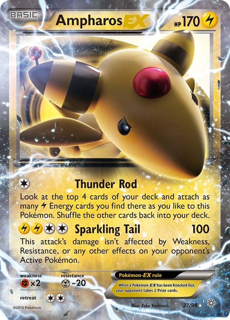 Image for Ampharos EX (XY - Ancient Origins) (27/98) - Pokemon