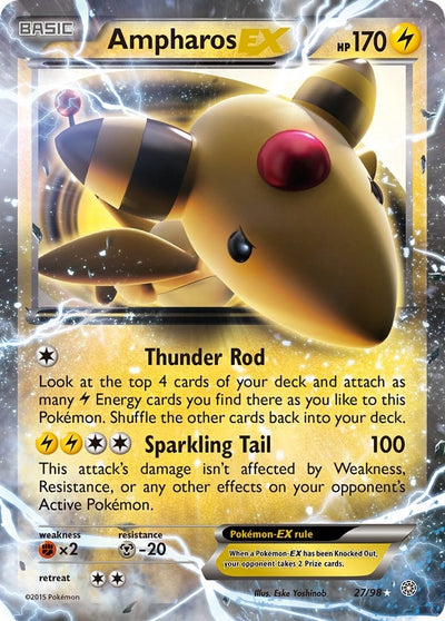 Image for Ampharos EX (XY - Ancient Origins) (27/98) - Pokemon