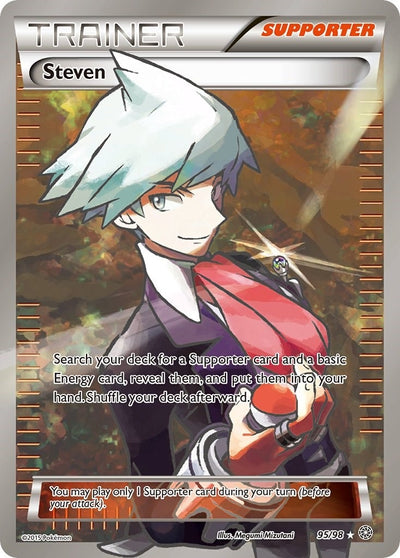 Image for Steven (Full Art) (XY - Ancient Origins) (95/98) - Pokemon