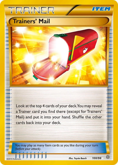 Image for Trainers' Mail (Secret) (XY - Ancient Origins) (100/98) - Pokemon