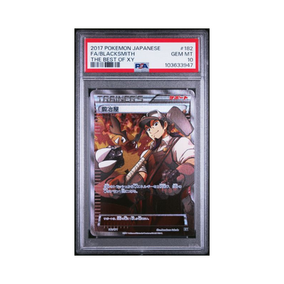 FA/BLACKSMITH THE BEST OF XY 2017 POKEMON JAPANESE THE BEST OF XY PSA GEM MT 10