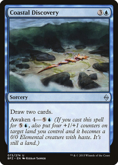 Image for Coastal Discovery (Battle for Zendikar) (73) - Magic: The Gathering