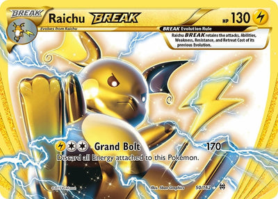 Image for Raichu BREAK (XY - BREAKthrough) (50/162) - Pokemon