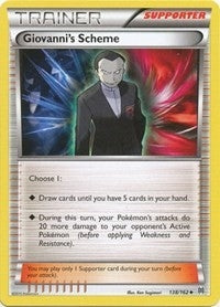 Image for Giovanni's Scheme (XY - BREAKthrough) (138/162) - Pokemon