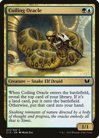 Image for Coiling Oracle (Commander 2015) (213) - Magic: The Gathering