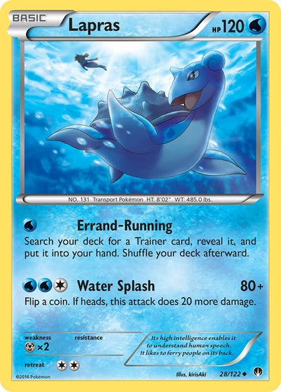 Image for Lapras (XY - BREAKpoint) (28/122) - Pokemon