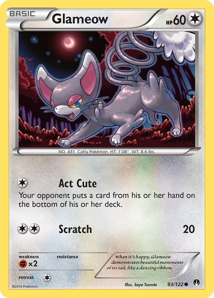 Image for Glameow (XY - BREAKpoint) (93/122) - Pokemon