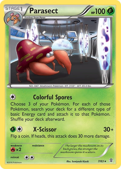 Image for Parasect (Generations) (7/83) - Pokemon