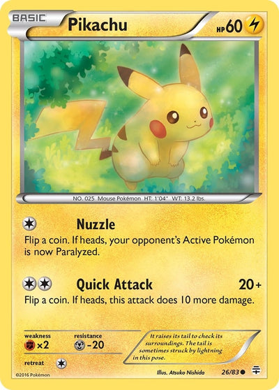 Image for Pikachu (Generations) (26/83) - Pokemon
