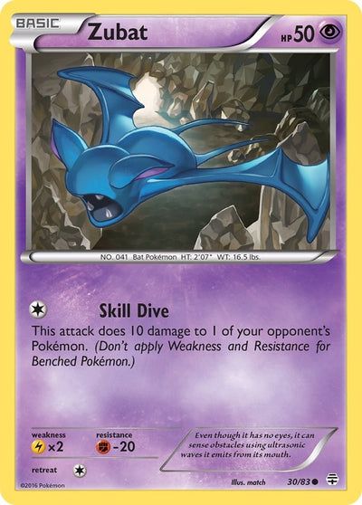 Image for Zubat (Generations) (30/83) - Pokemon