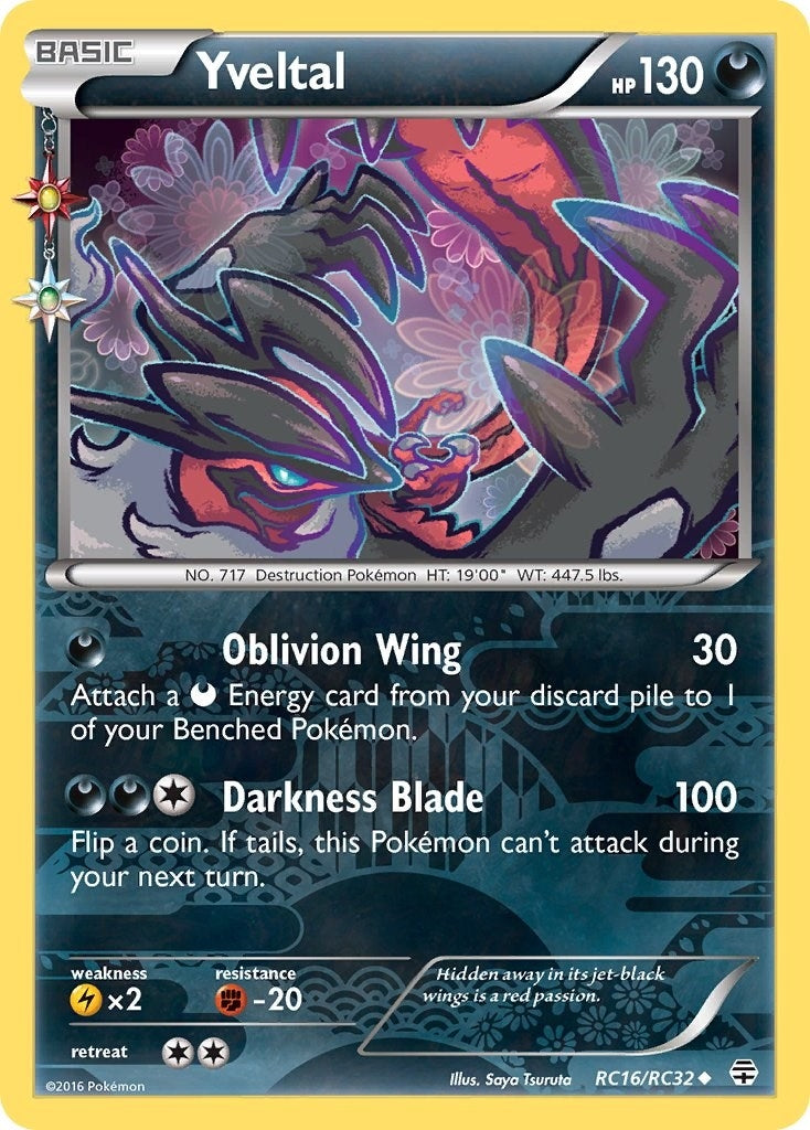 Image for Yveltal (Generations: Radiant Collection) (RC16/RC32) - Pokemon
