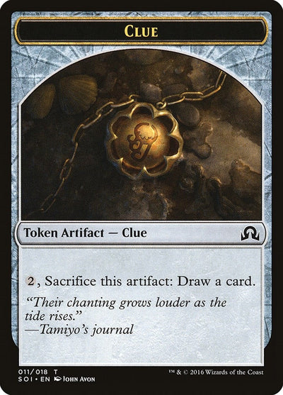 Image for Clue Token (011) (Shadows over Innistrad) (11) - Magic: The Gathering