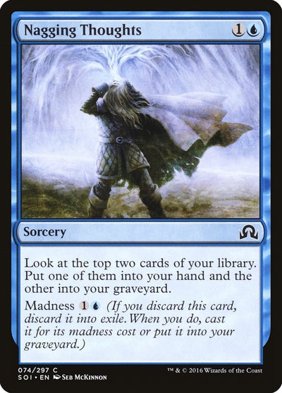 Image for Nagging Thoughts (Shadows over Innistrad) (74) - Magic: The Gathering