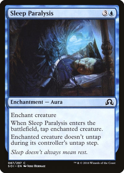 Image for Sleep Paralysis (Shadows over Innistrad) (87) - Magic: The Gathering