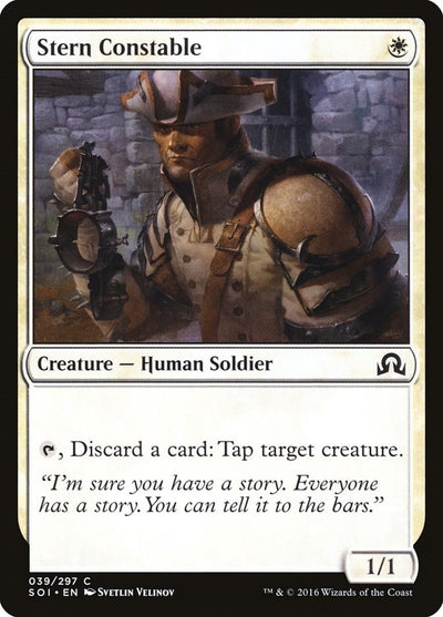 Image for Stern Constable (Shadows over Innistrad) (39) - Magic: The Gathering