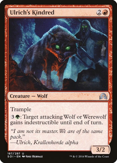 Image for Ulrich's Kindred (Shadows over Innistrad) (187) - Magic: The Gathering