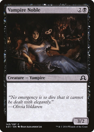 Image for Vampire Noble (Shadows over Innistrad) (143) - Magic: The Gathering