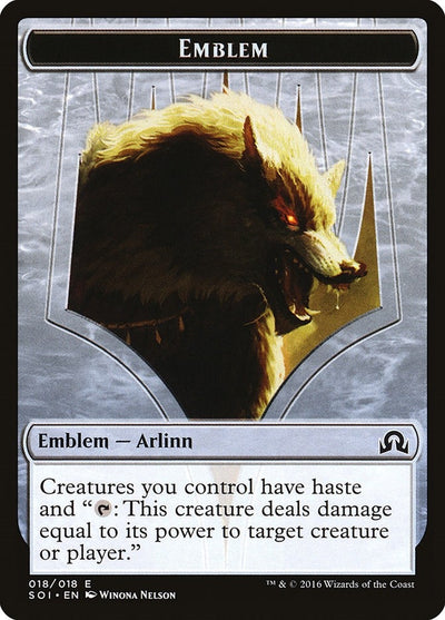 Image for Emblem - Arlinn Kord (Shadows over Innistrad) (18) - Magic: The Gathering