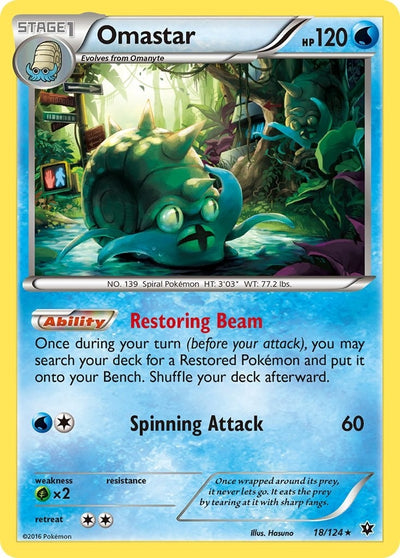 Image for Omastar (XY - Fates Collide) (18/124) - Pokemon