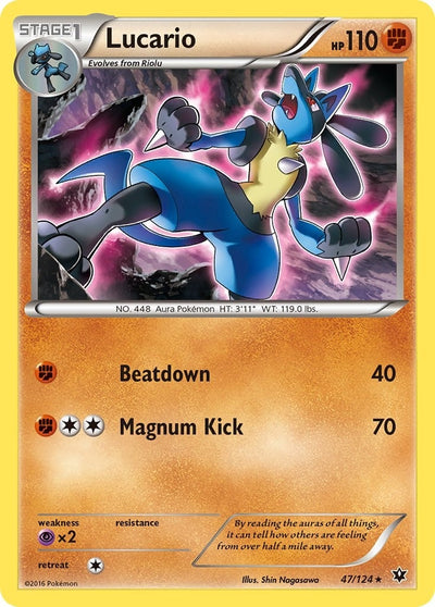 Image for Lucario (47) (XY - Fates Collide) (47/124) - Pokemon