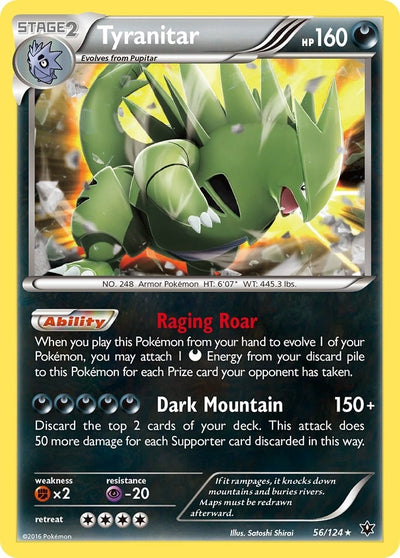 Image for Tyranitar (XY - Fates Collide) (56/124) - Pokemon