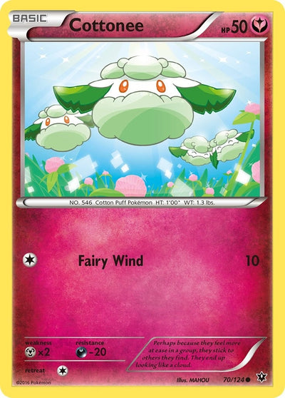 Image for Cottonee (XY - Fates Collide) (70/124) - Pokemon