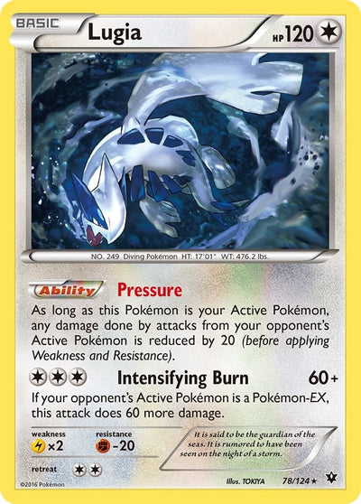 Image for Lugia (XY - Fates Collide) (78/124) - Pokemon