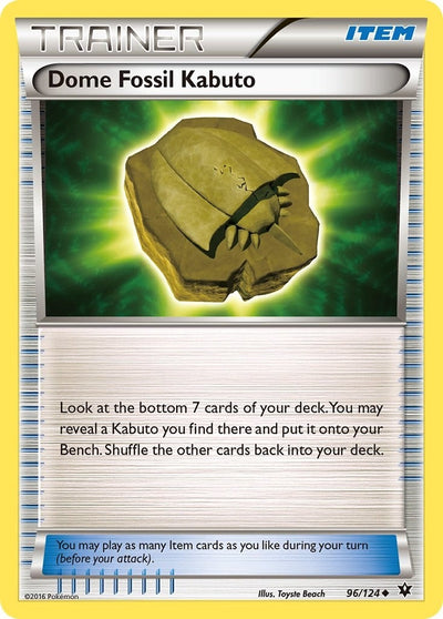 Image for Dome Fossil Kabuto (XY - Fates Collide) (96/124) - Pokemon