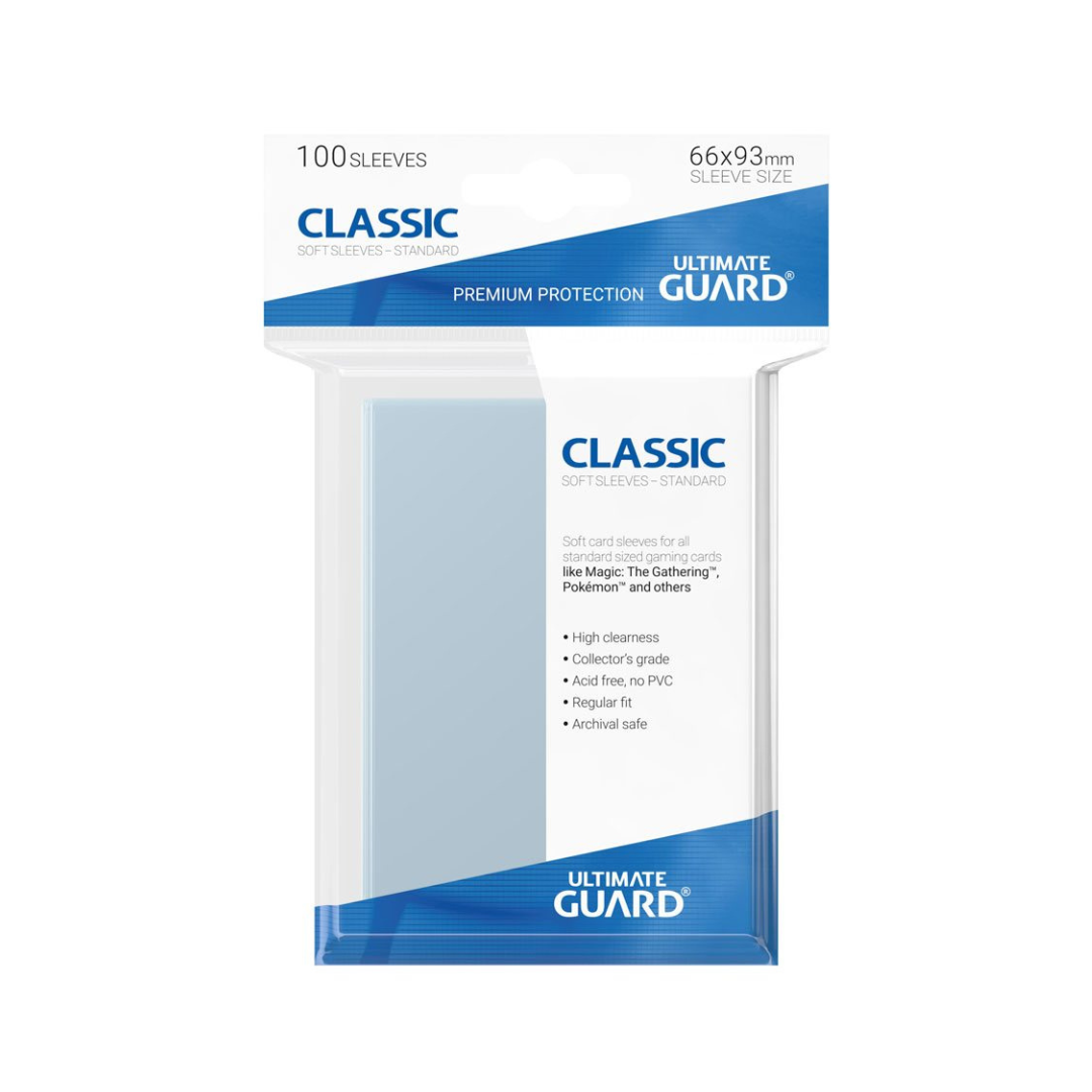 Ultimate Guard Classic Soft Sleeves Standard Size Transparent (100)