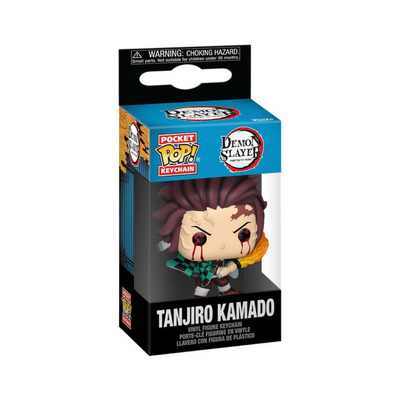 FUNKO POP! Schlüsselanhänger Tanjiro Sun Breathing - Demon Slayer