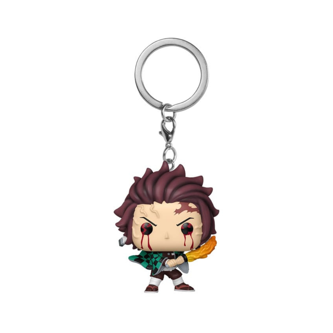 FUNKO POP! Schlüsselanhänger Tanjiro Sun Breathing - Demon Slayer