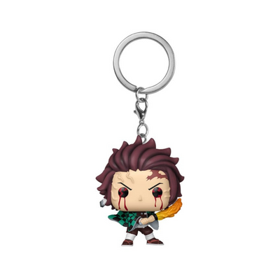 FUNKO POP! Schlüsselanhänger Tanjiro Sun Breathing - Demon Slayer