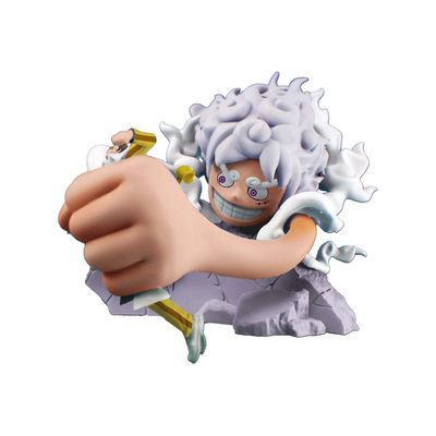 One Piece Petitrama Mini-Statue Re Birth Egghead Set 9 cm