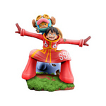 One Piece Petitrama Mini-Statue Re Birth Egghead Set 9 cm