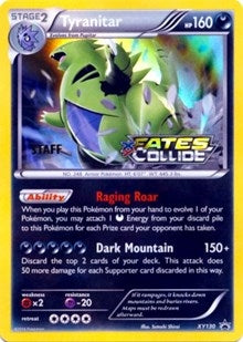 Image for Tyranitar - XY130 (Prerelease) [Staff] (XY Promos) (XY130) - Pokemon