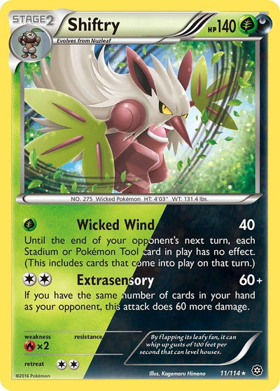 Image for Shiftry (XY - Steam Siege) (11/114) - Pokemon
