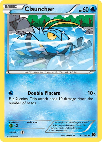 Image for Clauncher (XY - Steam Siege) (33/114) - Pokemon