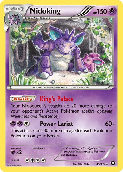 Image for Nidoking (XY - Steam Siege) (45/114) - Pokemon