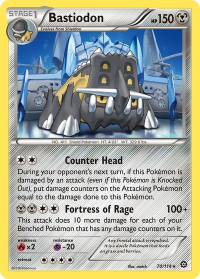 Image for Bastiodon (XY - Steam Siege) (70/114) - Pokemon