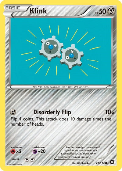 Image for Klink (XY - Steam Siege) (71/114) - Pokemon