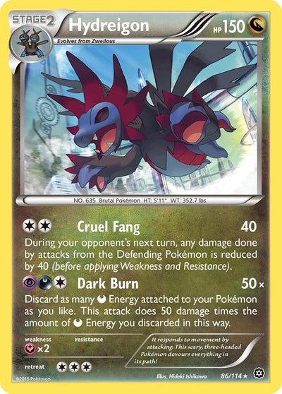 Image for Hydreigon (XY - Steam Siege) (86/114) - Pokemon