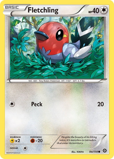 Image for Fletchling (XY - Steam Siege) (94/114) - Pokemon