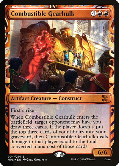 Image for Combustible Gearhulk (Masterpiece Series: Kaladesh Inventions) (4) - Magic: The Gathering