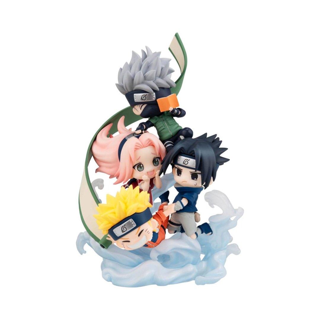 Naruto Shippuden FigUnity PVC Mini-Statue Gather here, Team 7 13 cm