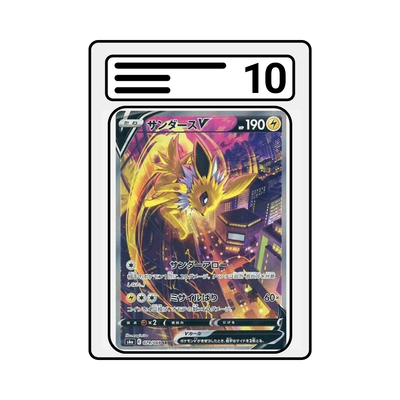 Graded Karte Pokemon s6a 079 Jolteon V