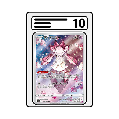 Graded Karte Pokemon s12a 186 Diancie